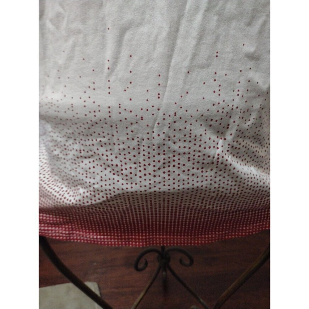 Air Jordan 3/4 Sleeve Pullover T-Shirt Short White Red Cotton Size XL Men's - Picture 4 of 11